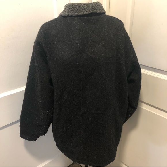 Peruvian link full zip alpaca wool coat size large - Picture 4 of 6